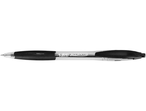 Esferografica bic atlantis preto retratil tinta oleo ponta de 1 mm , Bic , 71781 , 3086123001312